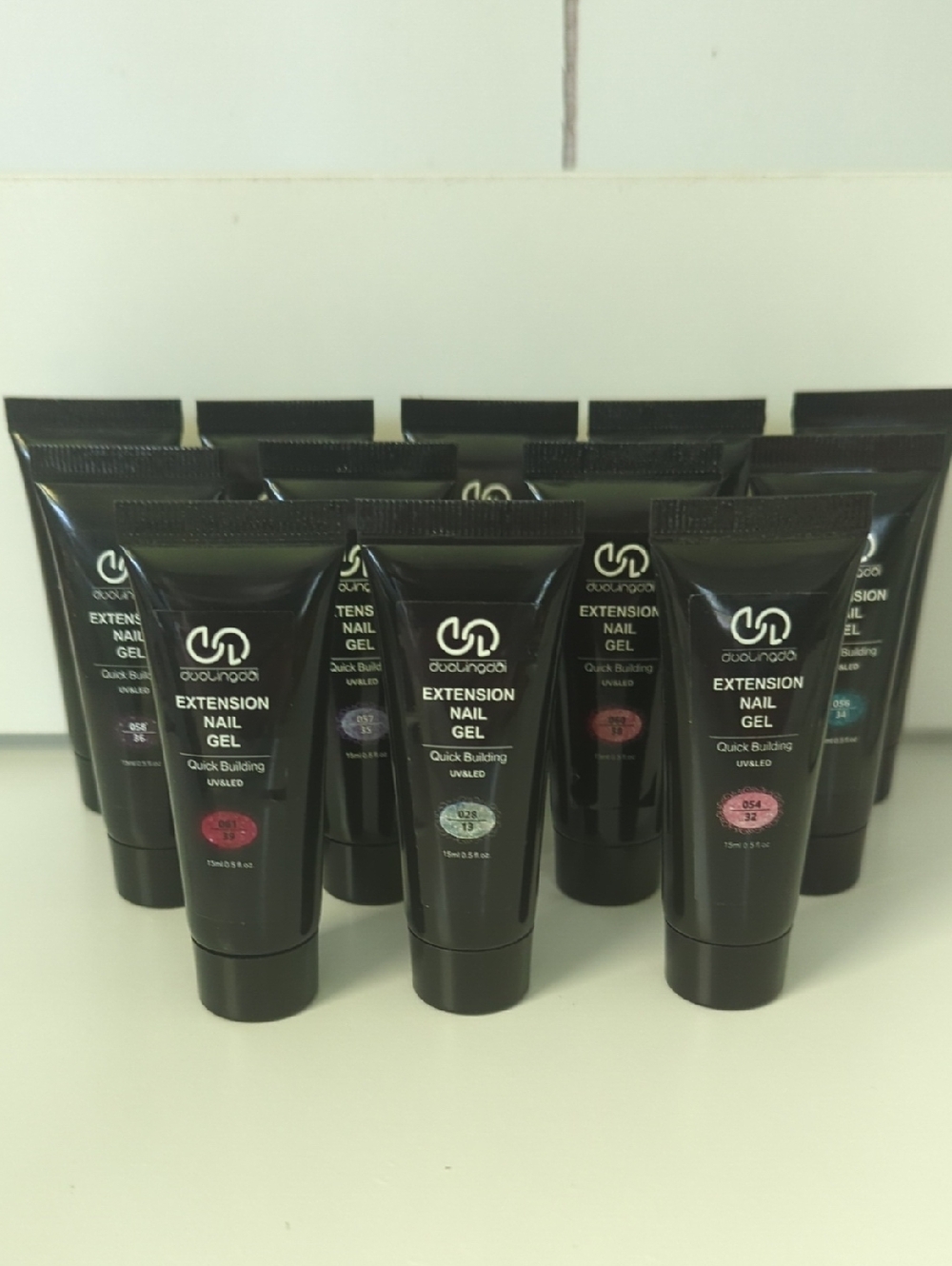 Duolingdai Extantion Nail Gel 12 Colors Set